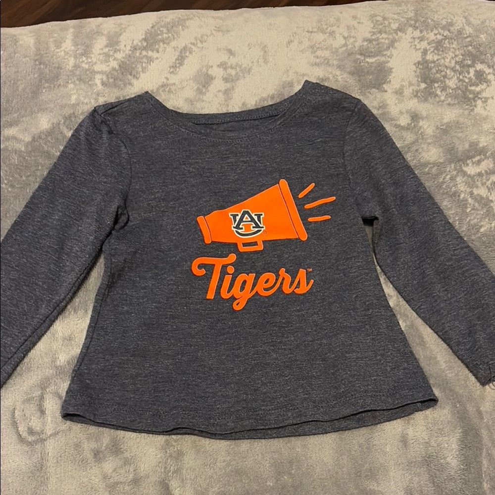 Kids Grey Auburn Tigers Long Sleeve Shirt
